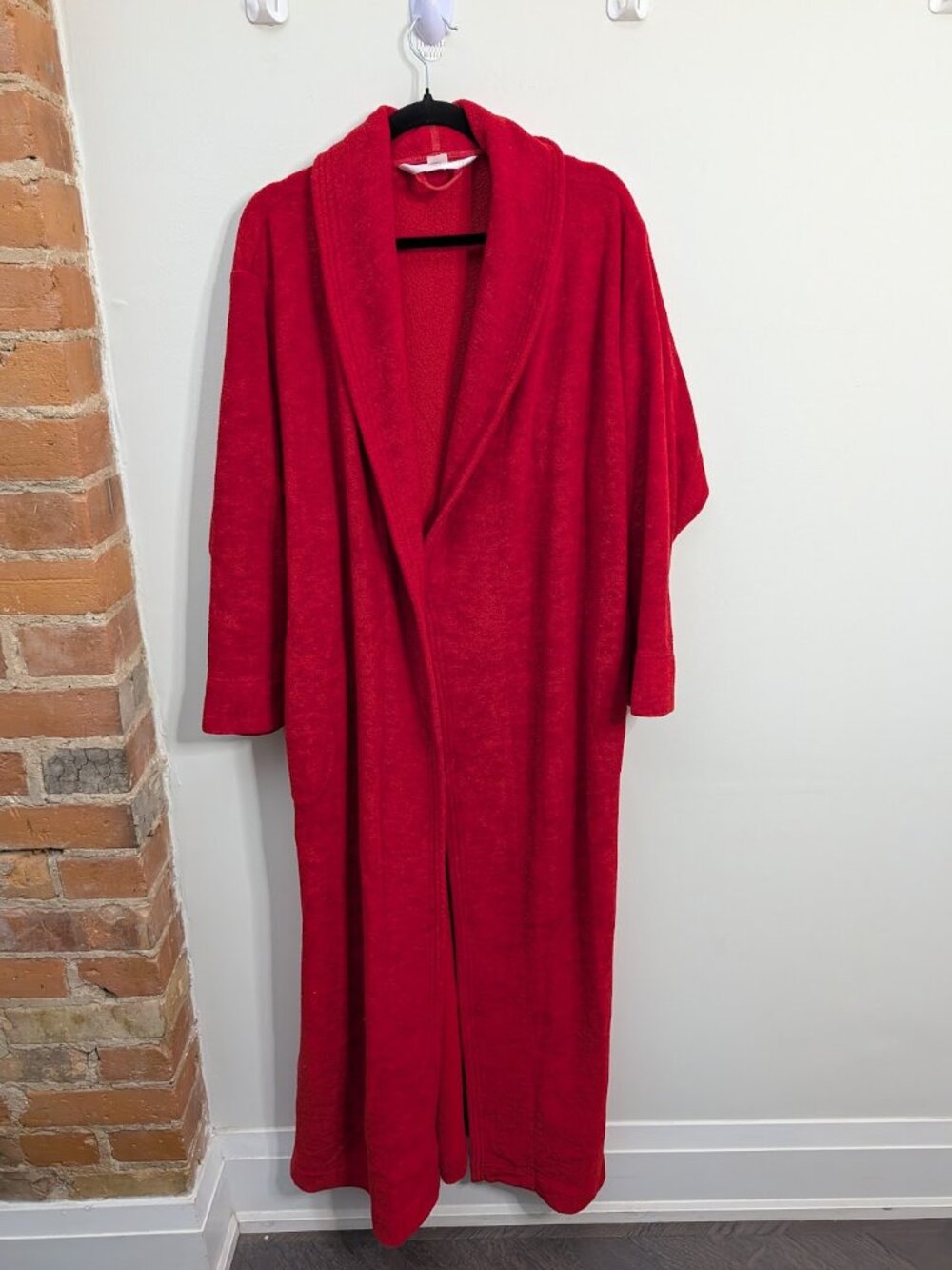 Victoria's Secret Red Full-Length Robe M/L